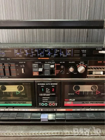 AIWA CA-W80 VINTAGE RETRO BOOMBOX Ghetto Blaster радио касетофон, снимка 7 - Радиокасетофони, транзистори - 54133608
