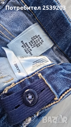 Детска дънкова пола H&M 18-24 месеца , снимка 4 - Бебешки рокли - 54832587
