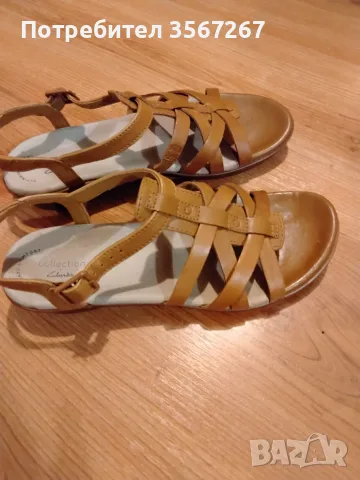 Сандали CLARKS 39номер ест.кожа