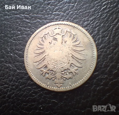 Стара сребърна монета 1 марка 1874 г. буква А - Германска империя - рядка !, снимка 12 - Нумизматика и бонистика - 55306459