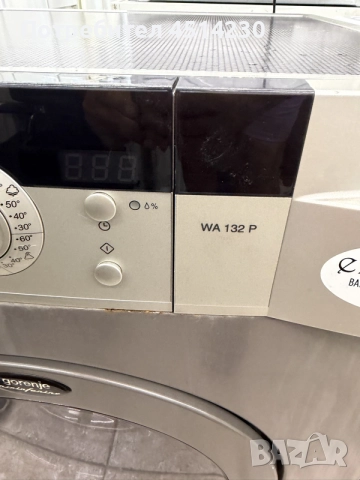 Пералня Gorenje WA 132 P – 1200 об./мин., сребрист цвят, снимка 4 - Перални - 55389928