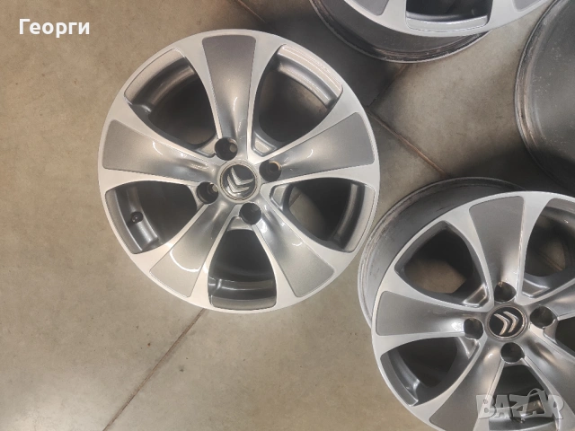 4бр. алуминиева джанта 4x108 16цола за Citroen, снимка 4 - Гуми и джанти - 54663337