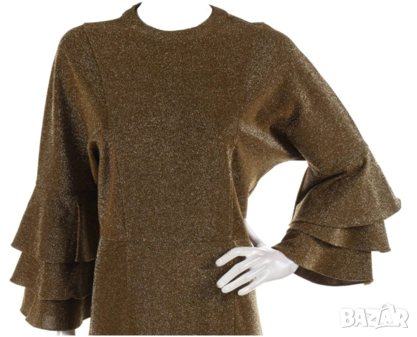 Scotch & Soda Maison Scotch оригинална нова златиста рокля М, снимка 8 - Рокли - 54288577
