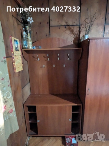 олямо портманто с много закачалки и шкаф за обувки - отлично състояние, снимка 2 - Портманта - 54091875