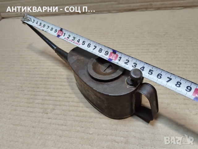 Стара Соц Метална Масльонка. / НОМЕР 1754., снимка 8 - Антикварни и старинни предмети - 53991343