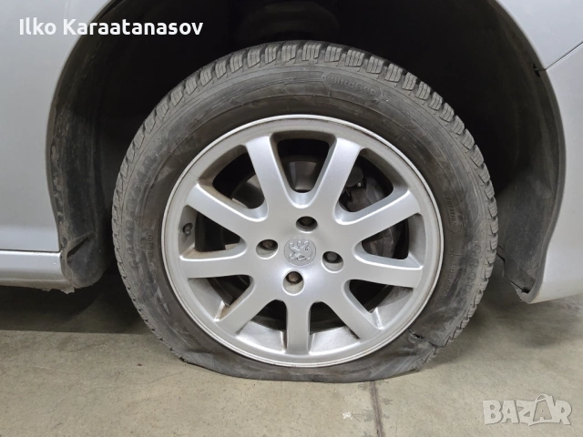 4 бр. алуминиеви джанти 205/55 R16 за Пежо/Ситроен + 3 бр. зимни гуми Goodyear ДОТ 2021, снимка 3 - Гуми и джанти - 54581858