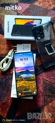 SAMSUNG GALAXY A72-Перфектно състояние.Пълен комплект , снимка 5 - Samsung - 54753738