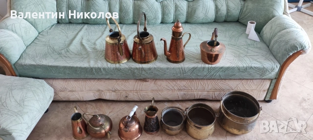 Медни и месингови съдове , снимка 5 - Декорация за дома - 54887093