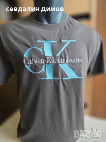 Тениска Calvin Klein- бродерия