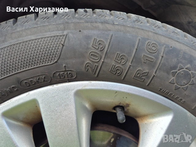 Продавам джанти 16" с летни гуми Kleber Quadraxer – 205/55 R16 (Opel Astra G / Zafira A), снимка 8 - Гуми и джанти - 54945356