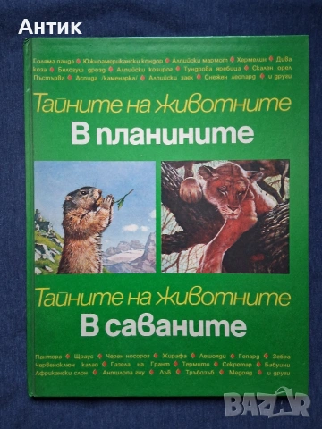 Лот Стари Енциклопедии Тайните на Животните, снимка 2 - Колекции - 54359515