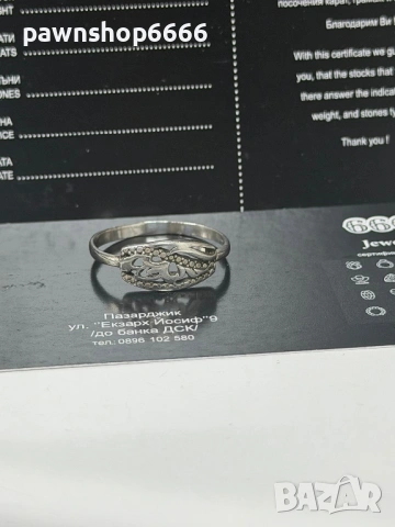 Сребърен пръстен 925 проба , снимка 4 - Пръстени - 54026360