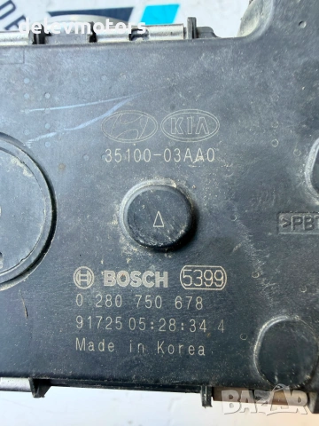 35100-03aa0, 0280750678 дросел клапа от Kia Ceed 1.4T, 140 ph., Automatic, engine G4lD, 2020, снимка 8 - Части - 55230661