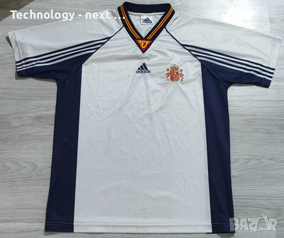 Оригинална ретро футболна фланелка ИСПАНИЯ 1994/96 (Adidas) – Vintage