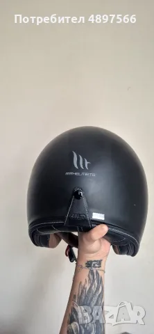 Скутер Каска MT LE MANS 2 S SV SOLID A1 MATT Black, снимка 4 - Аксесоари и консумативи - 55417403