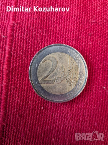 Френска монета от 2 евро Liberte Egalite Fraternite, снимка 2 - Нумизматика и бонистика - 54330431