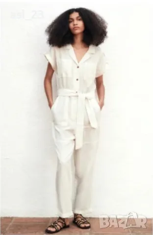 нов ленен гащеризон Zara, снимка 2 - Гащеризони - 55629001