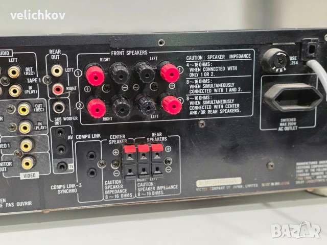🔥 РЯДЪК ЗВЯР! Брутален Стерео Ресивър JVC RX-816R Dynamic Super-A 🇯🇵🔊, снимка 8 - Ресийвъри, усилватели, смесителни пултове - 55019227