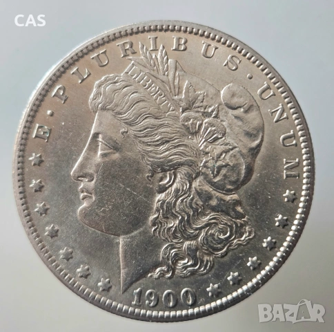 1 Долар 1900 САЩ, снимка 2 - Нумизматика и бонистика - 54570890