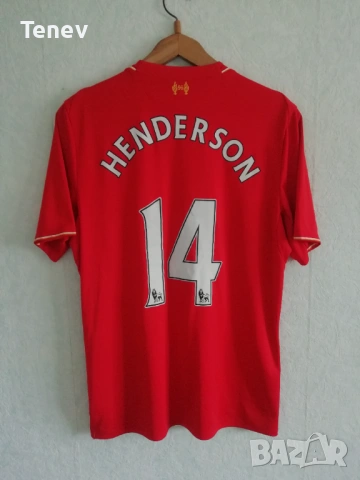 Liverpool Henderson New Balance оригинална тениска фланелка Ливърпул Хендерсън NB 