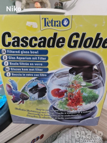 Аквариум Tetra Cascade Globe –  и осветление, снимка 5 - Аквариуми - 55038834