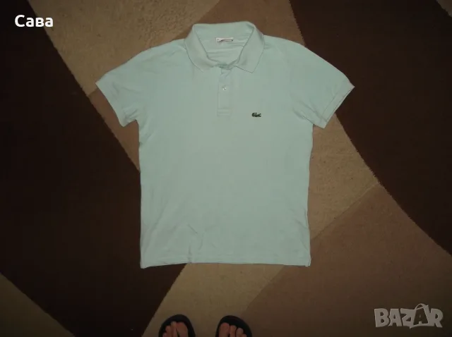 Тениски LACOSTE  мъжки,С-М, снимка 3 - Тениски - 55590529
