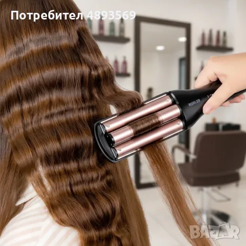 Преса за къдрене на коса 4in1 Muhler MHS-999, снимка 4 - Аксесоари за коса - 55390256