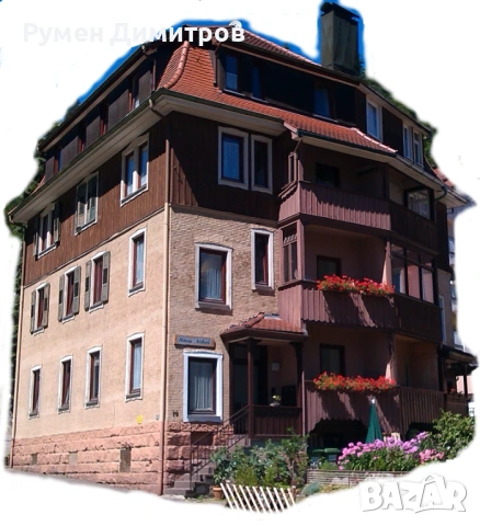 Многофамилна къща в Германия, гр. 75323 Bad Wildbad, 4 двустайни апарт., 8% год. доходност