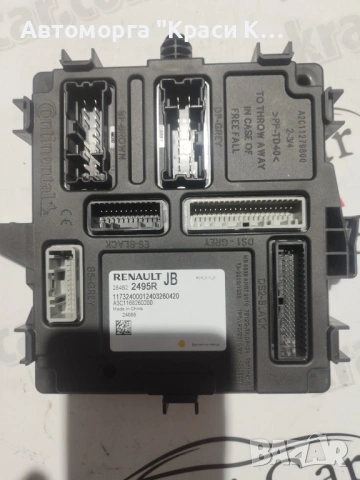 284b22495r комфорт модул BCM за Дачия Логан 3 Dacia Logan 3 1.0 TCE 101k 2025г 