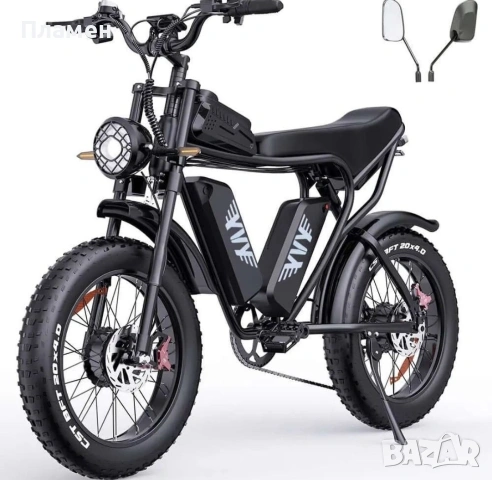 Нов!! Електрически велосипед YVY C20 Max 2000W 52V/2*20Ah 60 км.ч. 120 км., снимка 2 - Велосипеди - 54691261