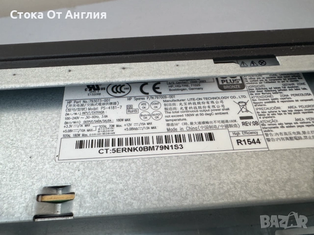 Компютър - HP i3-4170 / GPU вградена / RAM 4GB / HDD 500GB / Windows 10/ №4, снимка 6 - Работни компютри - 55128556