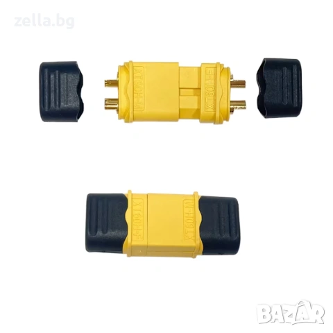 Комплект конектори XT60H (5 чифта мъжки + женски) 60A, позлатена мед – за LiPo, LiFePO₄ Li-Ion 10467, снимка 9 - Друга електроника - 54703761