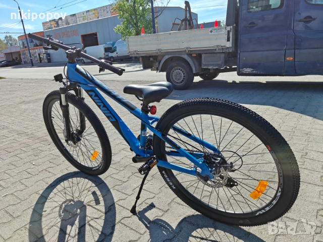 BG Алуминиев велосипед 26" NINJA син, снимка 9 - Велосипеди - 54335005