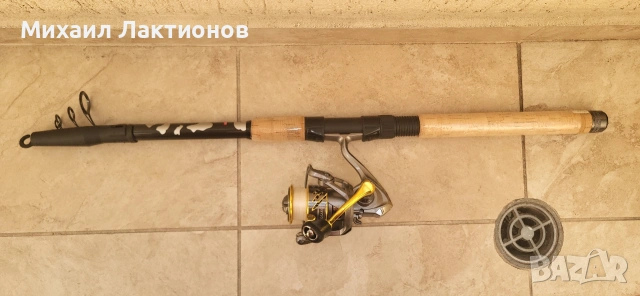 Продавам спининг въдица, използвана два пъти, нова, снимка 2 - Въдици - 55283437