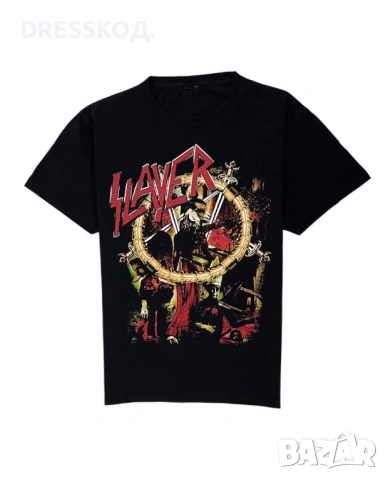 Slayer 30th Anniversary метал мъжка тениска, L размер 