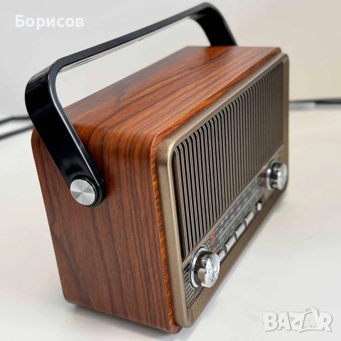 Преносимото ретро радио MD-510BT , снимка 4 - Радиокасетофони, транзистори - 55163958