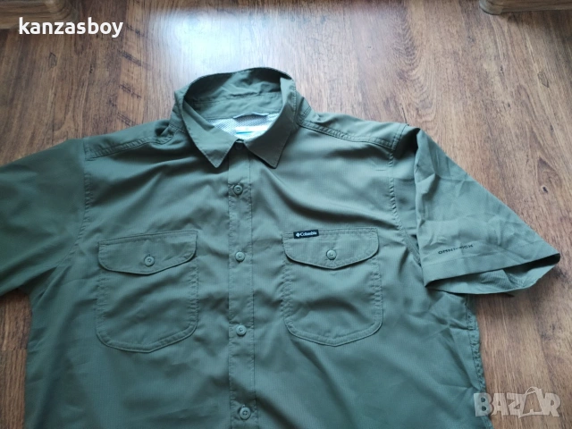 Columbia Short Sleeve Men's Shirt - страхотна мъжка риза НОВА БЕЗ ЕТИКЕТИ Л, снимка 4 - Ризи - 55180103