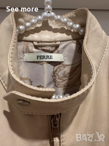 FERRE дамско яке естествена кожа S/M, снимка 9 - Якета - 54003592