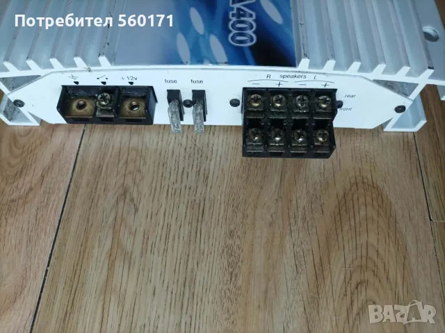 Усилвател за автомобил BLAUPUNKT GTA400, снимка 3 - Ресийвъри, усилватели, смесителни пултове - 55658176