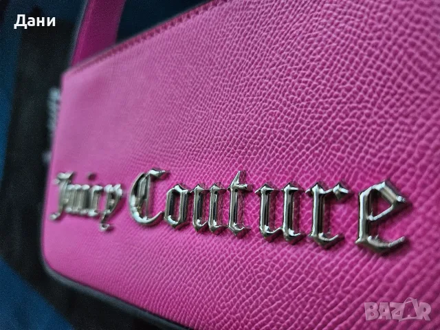 Продавам чисто НОВА малка секси Дамска чанта Juicy Couture, оригинална, розова, снимка 11 - Чанти - 55547819