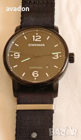 WENGER automatic 26 jewels Swiss Made sapphire wr 100m, снимка 4 - Мъжки - 54111513