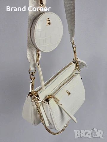 Нова дамска чанта Steve Madden SET Bone / Off White с портмоне, снимка 4 - Чанти - 54354954