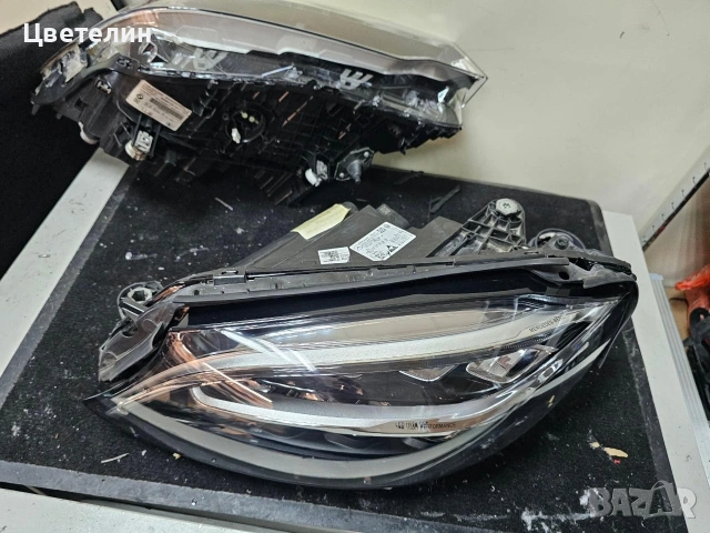 Ляв фар за Mercedes C класа W205 led high performance lqv far farove мерцедес, снимка 5 - Части - 55219106