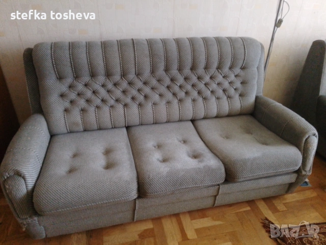 Употребявани дивани- двойка, тройка и фотьойл, снимка 2 - Дивани и мека мебел - 54580571