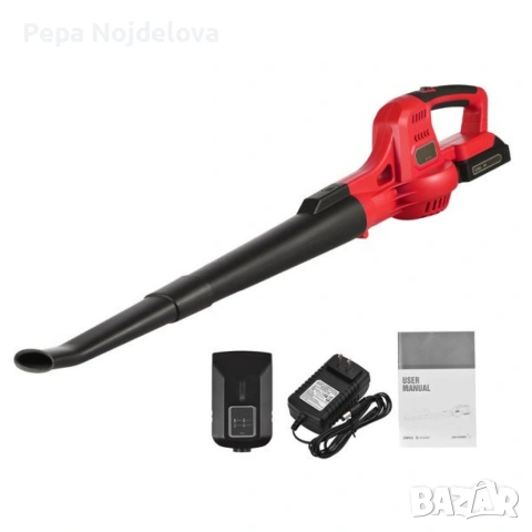 Акумулаторна духалка за листа QS-GT85101 – 20V Max, 2.0Ah, 2 скорости, 14500 об/мин, снимка 3 - Градинска техника - 54597726