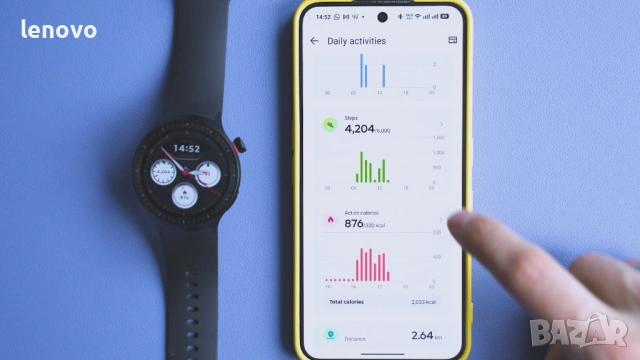Moto Watch 2026 - черен, снимка 6 - Смарт часовници - 54464750