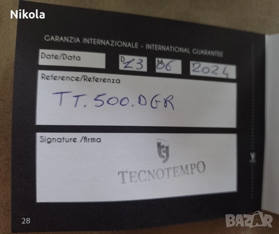Автоматичен дайвър TecnoTempo , снимка 11 - Мъжки - 54633553