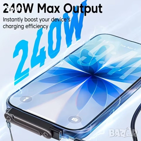 USB Type-C OTG адаптер 3 в 1 със сгъваема стойка за телефон, снимка 6 - Селфи стикове, аксесоари - 55138337