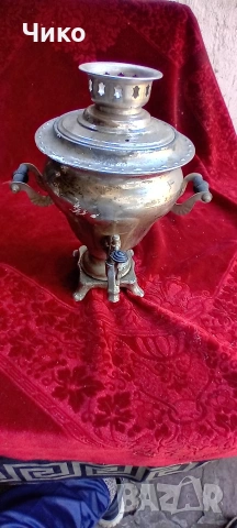 Руски самовар за чай, снимка 6 - Антикварни и старинни предмети - 54600674