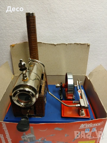 WILESKO макет на действаща парна машина made in Germany., снимка 3 - Колекции - 54540102